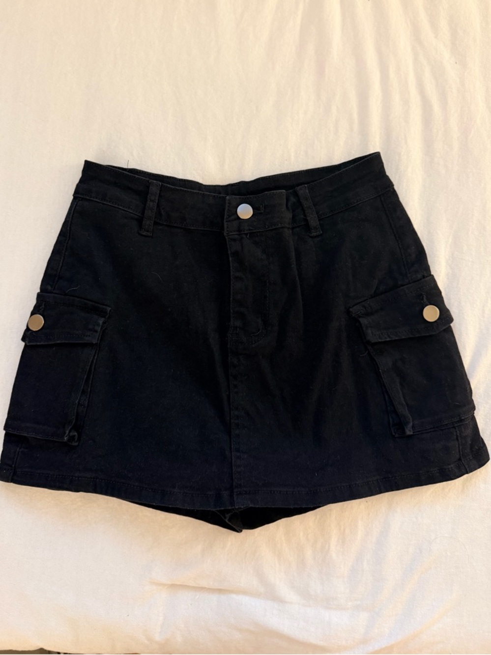 Black Cargo Skort (Small)